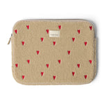 Obal na notebook STUDIO NOOS Ecru Teddy Hearts | Lavly.cz