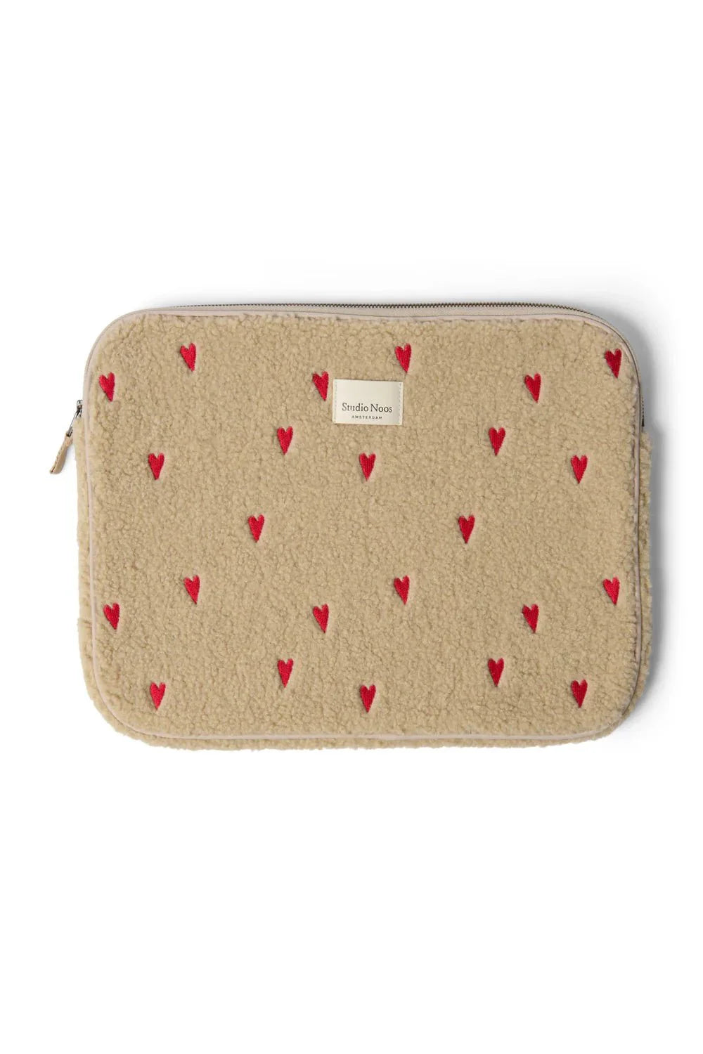 Obal na notebook STUDIO NOOS Ecru Teddy Hearts | Lavly.cz