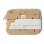 Obal na notebook STUDIO NOOS Ecru Teddy Hearts | Lavly.cz