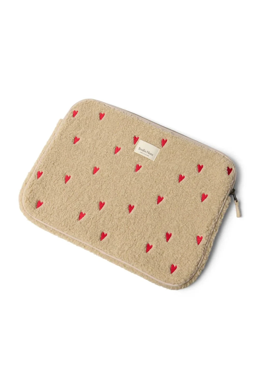 Obal na notebook STUDIO NOOS Ecru Teddy Hearts | Lavly.cz