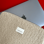 Obal na notebook STUDIO NOOS Ecru Teddy | Stylové doplňky pro děti a ženy | Lavly.cz