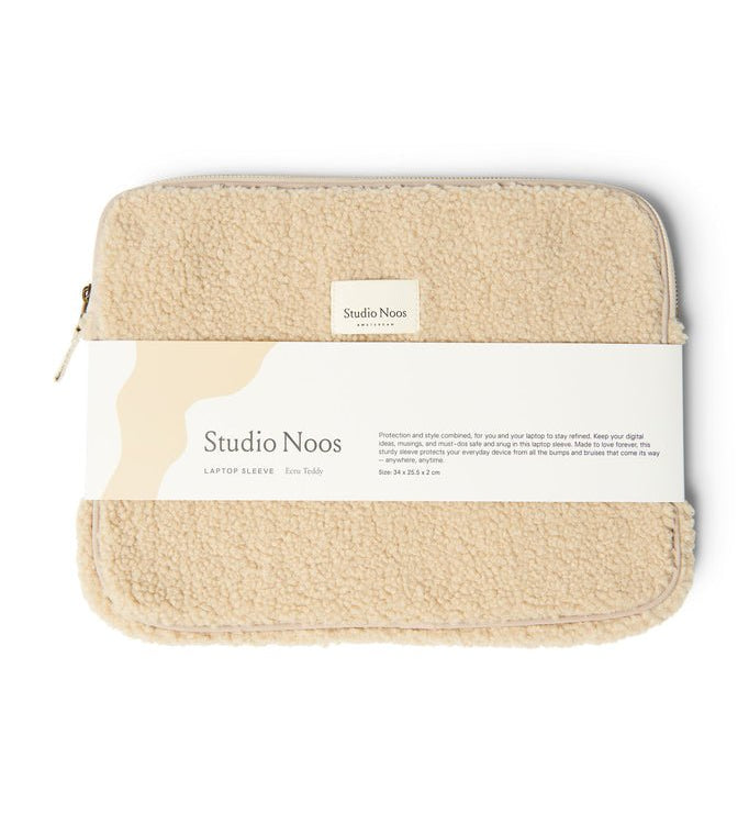 Obal na notebook STUDIO NOOS Ecru Teddy | Stylové doplňky pro děti a ženy | Lavly.cz