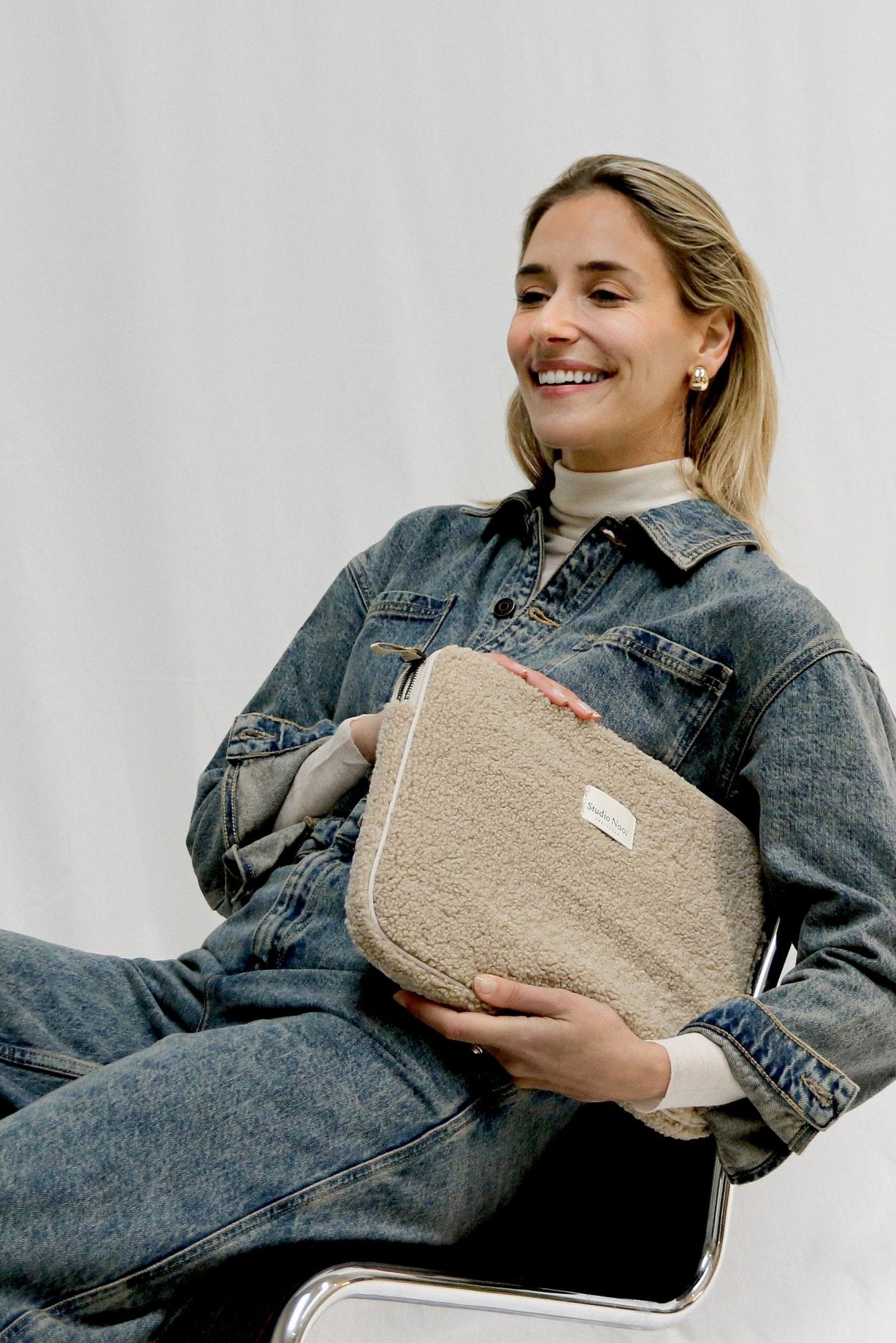 Obal na notebook STUDIO NOOS Ecru Teddy | Lavly.cz