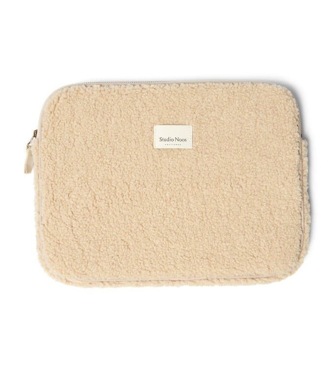 Obal na notebook STUDIO NOOS Ecru Teddy | Stylové doplňky pro děti a ženy | Lavly.cz