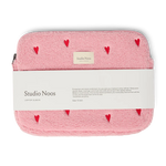 Obal na notebook STUDIO NOOS Light Pink Teddy Hearts | Lavly.cz