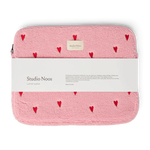 Obal na notebook STUDIO NOOS Light Pink Teddy Hearts | Lavly.cz