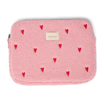 Obal na notebook STUDIO NOOS Light Pink Teddy Hearts | Lavly.cz