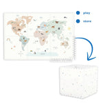 Oboustranná puzzle podložka PLAY&GO Mapa světa | Lavly.cz