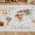 Oboustranná puzzle podložka PLAY&GO Mapa světa | Lavly.cz
