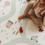 Oboustranná puzzle podložka PLAY&GO Město / Terazzo | Stylové doplňky pro děti a ženy | Lavly.cz