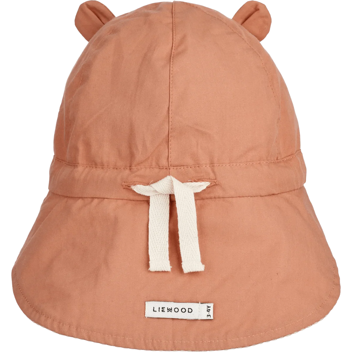 Oboustranný letní klobouk LIEWOOD Gorm Seersucker Proužky Tuscany Rose / Sandy | Stylové doplňky pro děti a ženy | Lavly.cz