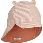 Oboustranný letní klobouk LIEWOOD Gorm Seersucker Proužky Tuscany Rose / Sandy | Stylové doplňky pro děti a ženy | Lavly.cz