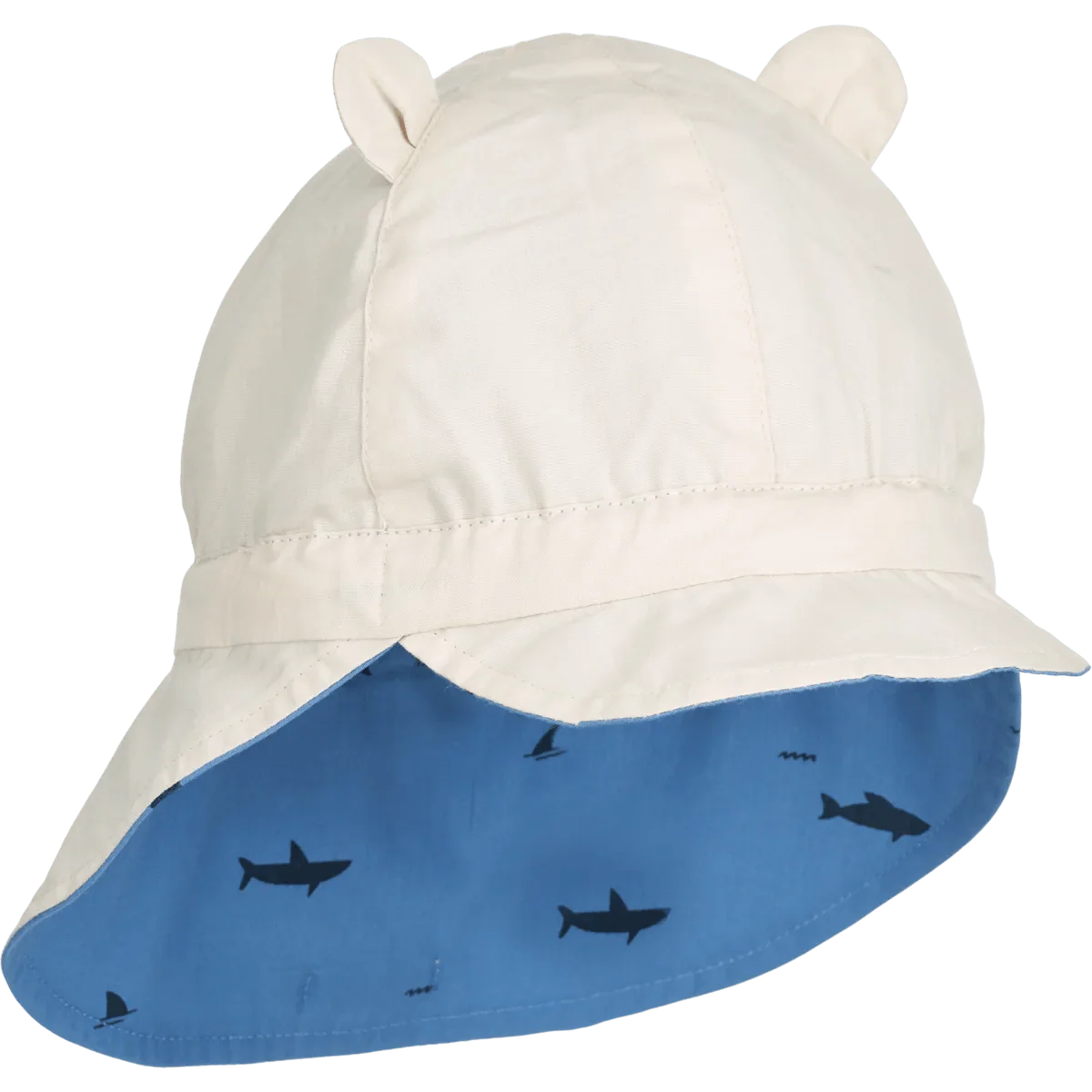 Oboustranný letní klobouk LIEWOOD Gorm Shark / Riverside | Stylové doplňky pro děti a ženy | Lavly.cz