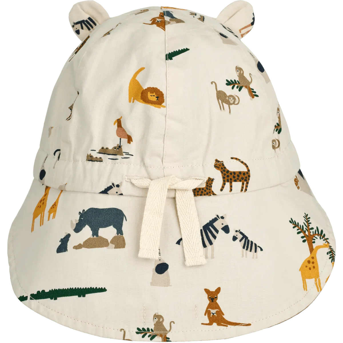 Oboustranný letní klobouk LIEWOOD Gorm Zvířátka All Together Sandy | Stylové doplňky pro děti a ženy | Lavly.cz