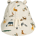 Oboustranný letní klobouk LIEWOOD Gorm Zvířátka All Together Sandy | Stylové doplňky pro děti a ženy | Lavly.cz