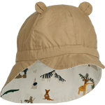 Oboustranný letní klobouk LIEWOOD Gorm Zvířátka All Together Sandy | Stylové doplňky pro děti a ženy | Lavly.cz
