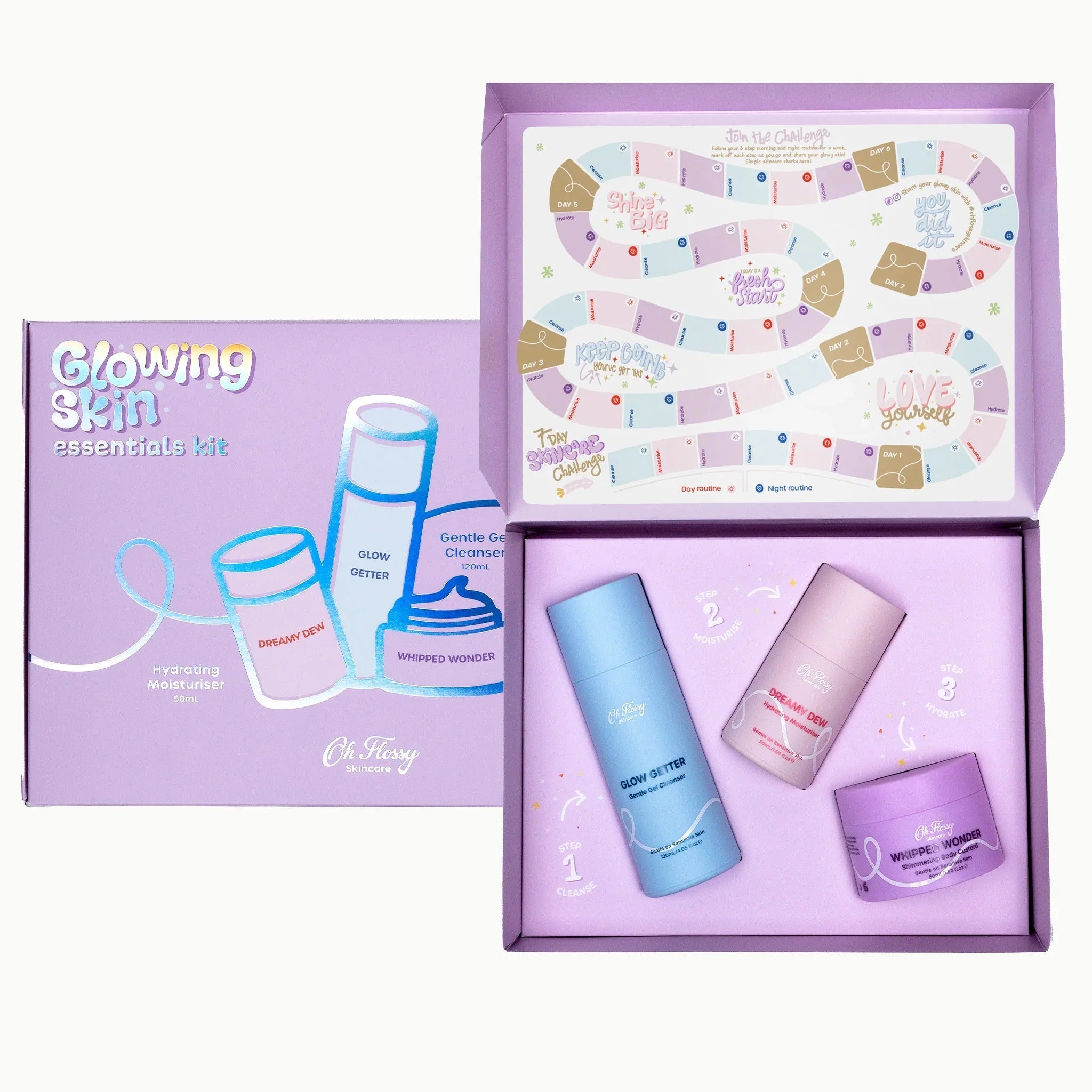 OH FLOSSY Skincare - Sada péče o pleť pro děti a dospívající | Lavly.cz