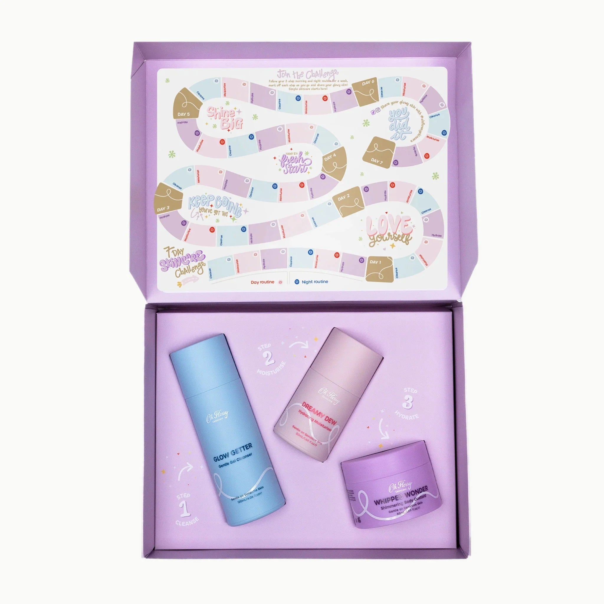 OH FLOSSY Skincare - Sada péče o pleť pro děti a dospívající | Lavly.cz
