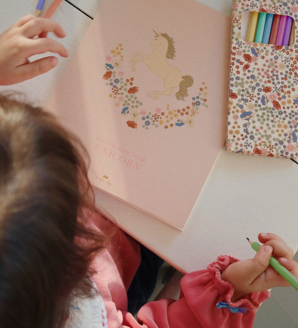 Omalovánky s pastelkami KONGES SLOJD Unicorn | Stylové doplňky pro děti a ženy | Lavly.cz