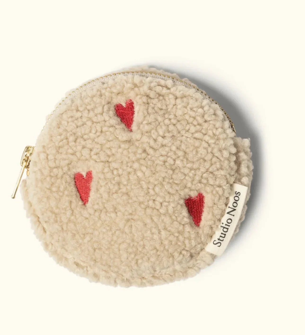 Peněženka STUDIO NOOS Teddy Ecru Hearts | Lavly.cz