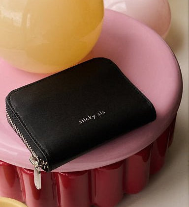 Peněženka THE STICKY SIS CLUB Chic Black | Lavly.cz