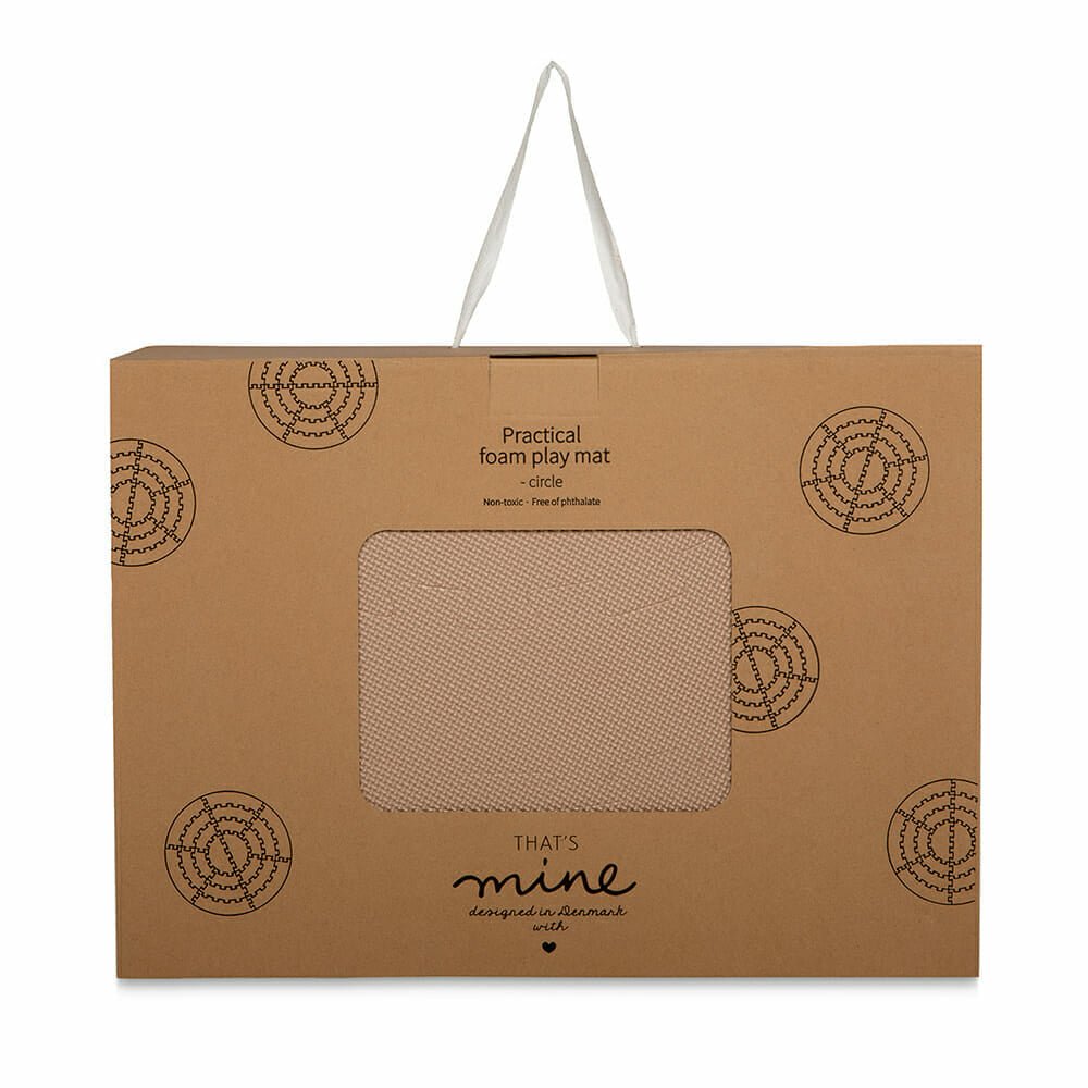 Pěnová podložka THAT'S MINE Kruhová Warm Sand | Stylové doplňky pro děti a ženy | Lavly.cz