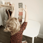 Pěnové kostky VAN PAULINE v bavlněném vaku - Zelená mix | Stylové doplňky pro děti a ženy | Lavly.cz