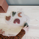 Pěnové puzzle VAN PAULINE - Zelená mix | Stylové doplňky pro děti a ženy | Lavly.cz