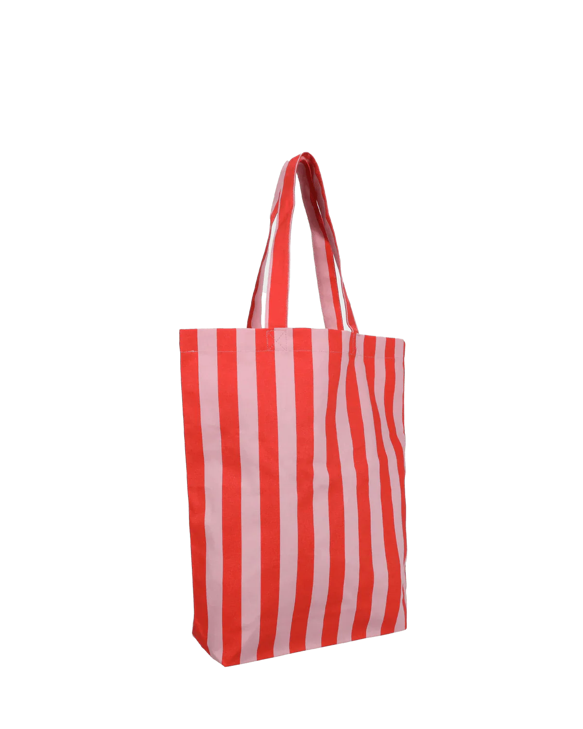 Plátěná taška KADO DESIGN Stripes Poppy Red + Litchi | Lavly.cz