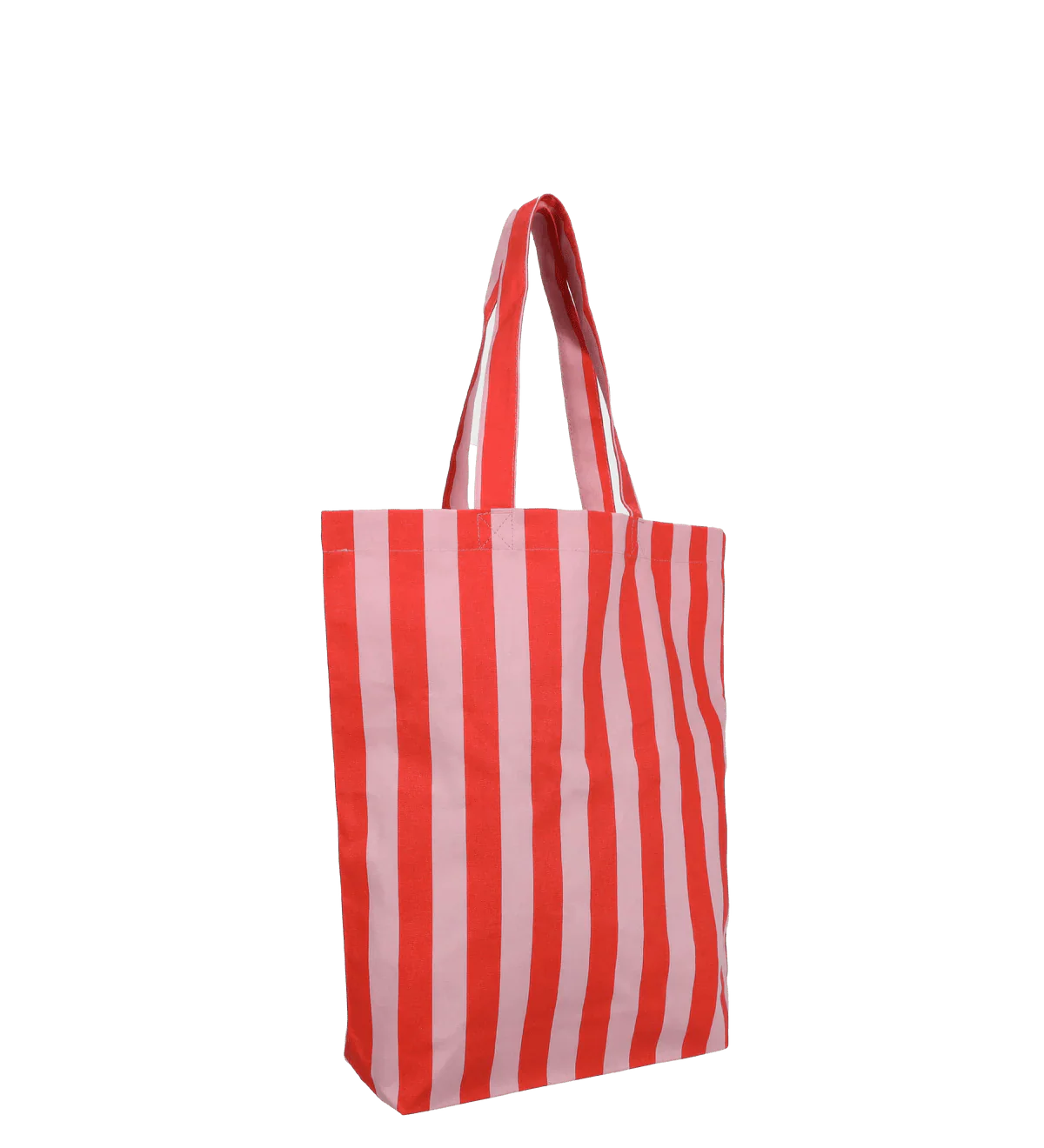 Plátěná taška KADO DESIGN Stripes Poppy Red + Litchi | Lavly.cz