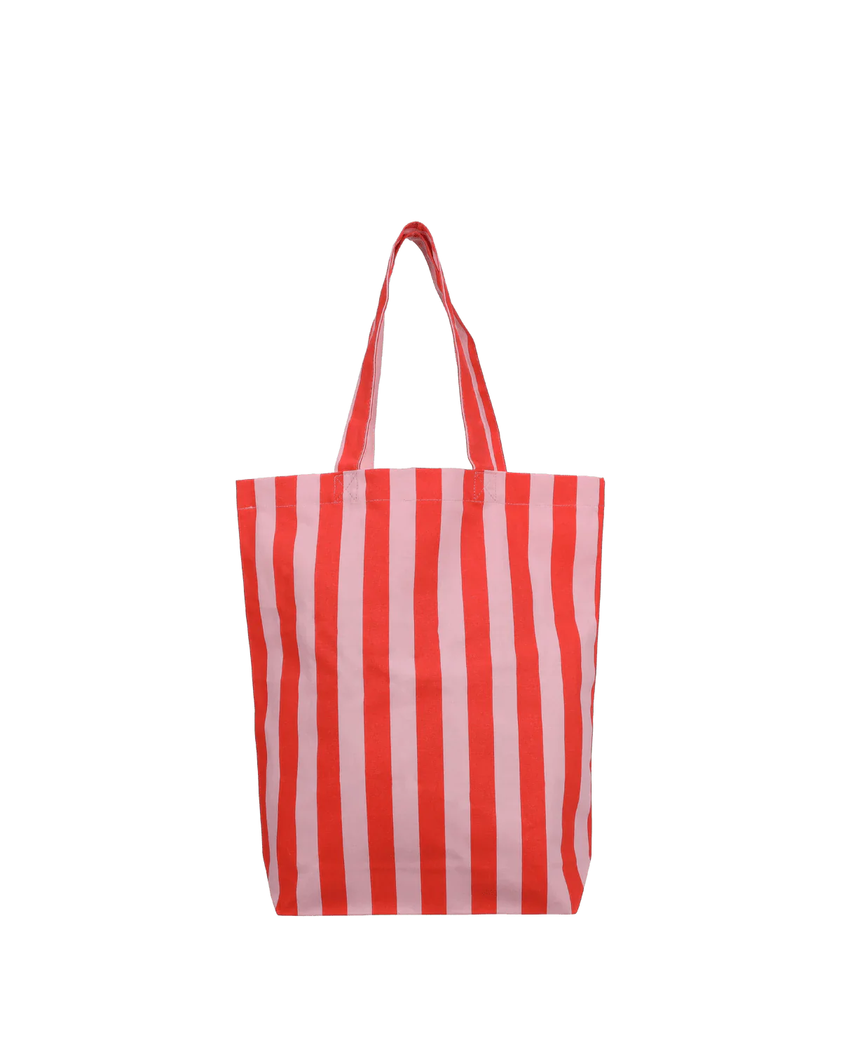 Plátěná taška KADO DESIGN Stripes Poppy Red + Litchi | Lavly.cz