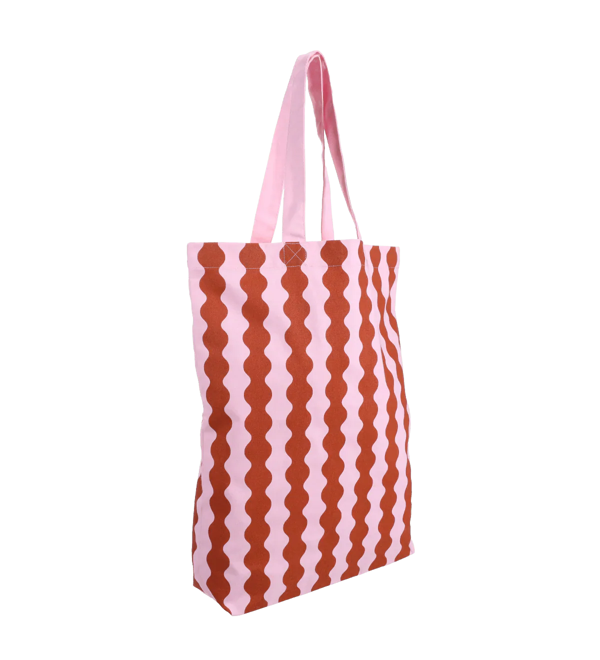Plátěná taška KADO DESIGN Wavy Light Fuchsia / Rust | Lavly.cz