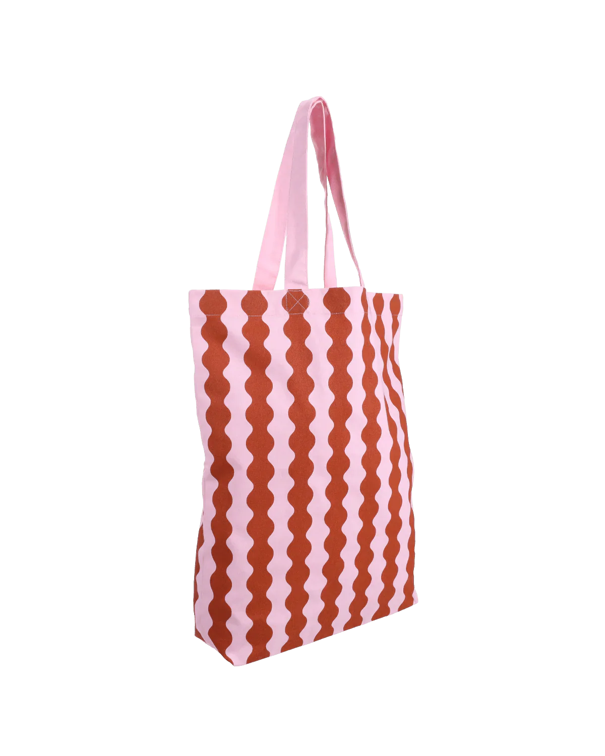 Plátěná taška KADO DESIGN Wavy Light Fuchsia / Rust | Lavly.cz