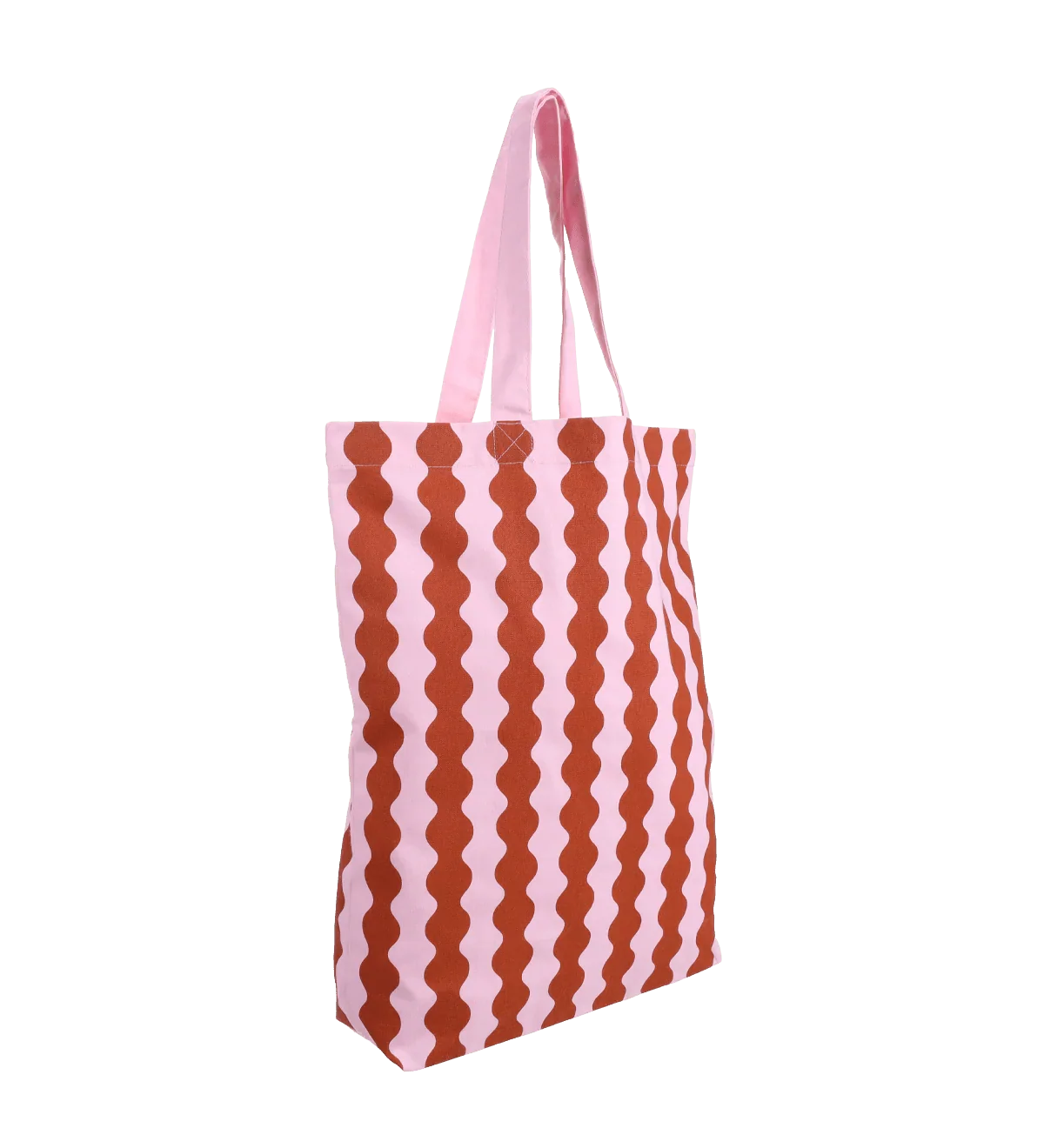 Plátěná taška KADO DESIGN Wavy Light Fuchsia / Rust | Lavly.cz