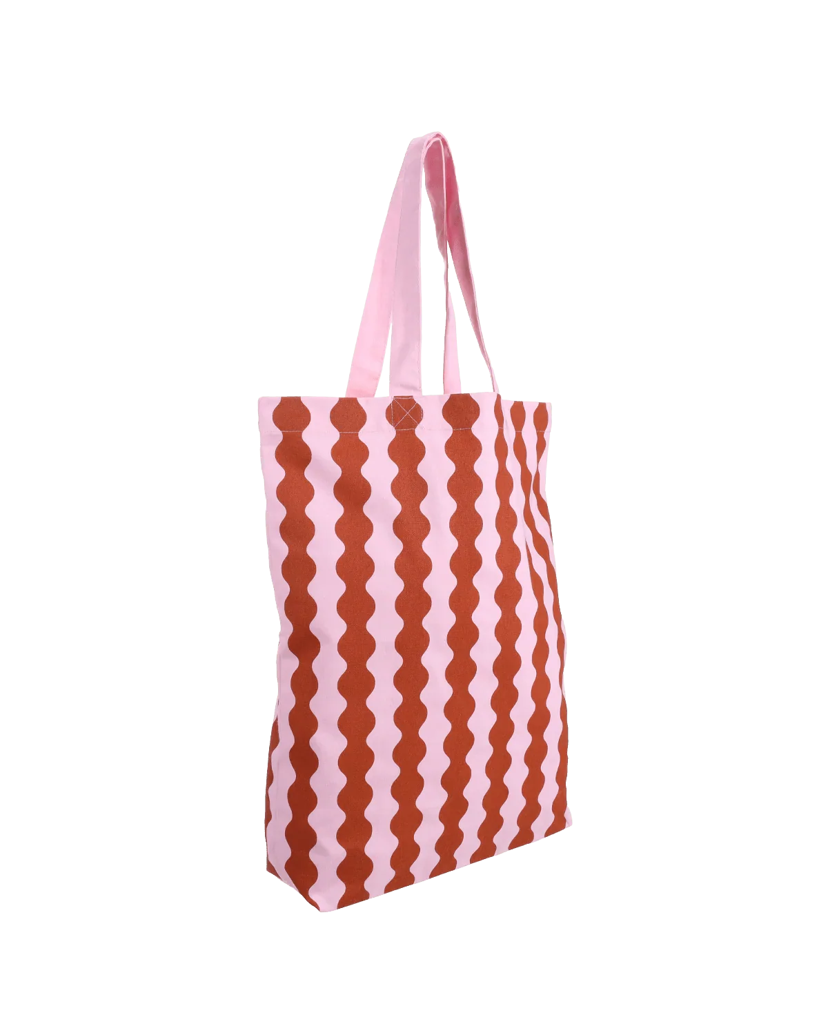 Plátěná taška KADO DESIGN Wavy Light Fuchsia / Rust | Lavly.cz