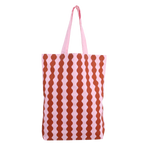 Plátěná taška KADO DESIGN Wavy Light Fuchsia / Rust | Lavly.cz