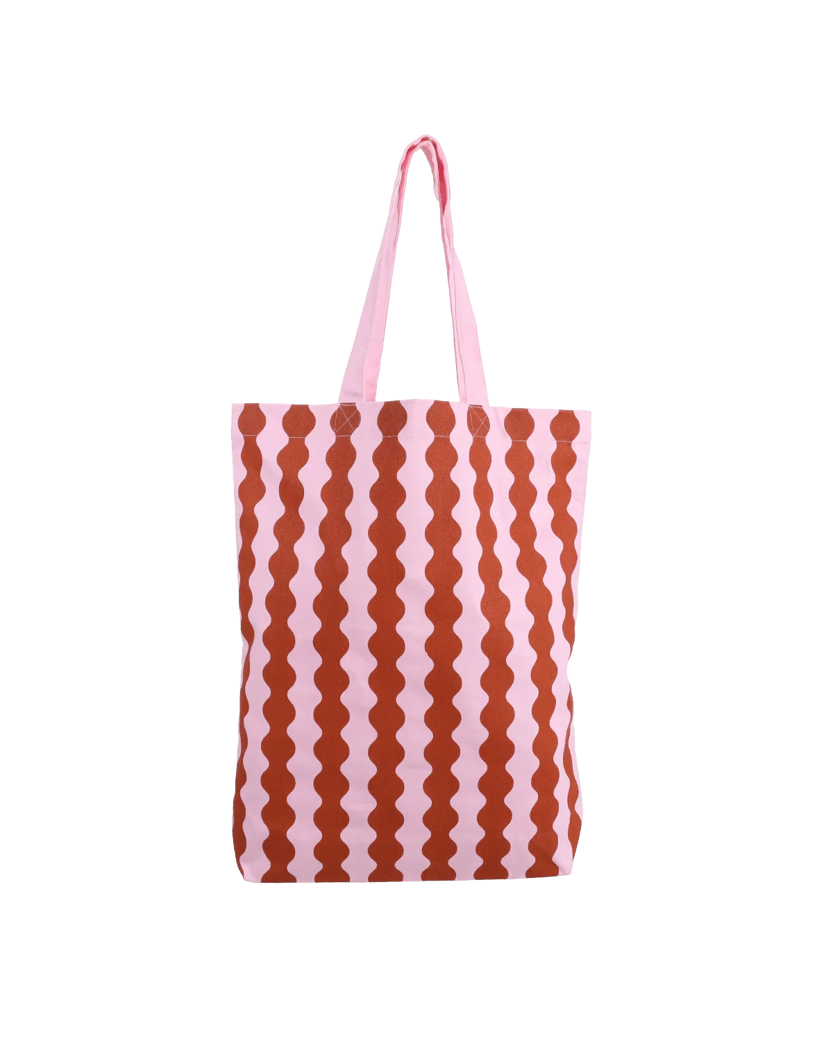 Plátěná taška KADO DESIGN Wavy Light Fuchsia / Rust | Lavly.cz