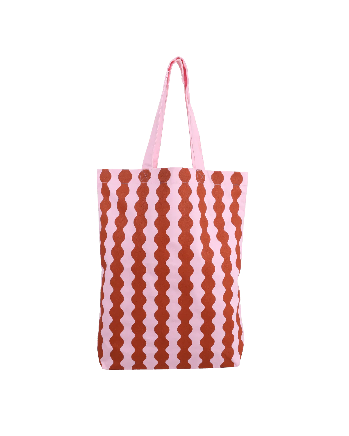 Plátěná taška KADO DESIGN Wavy Light Fuchsia / Rust | Lavly.cz
