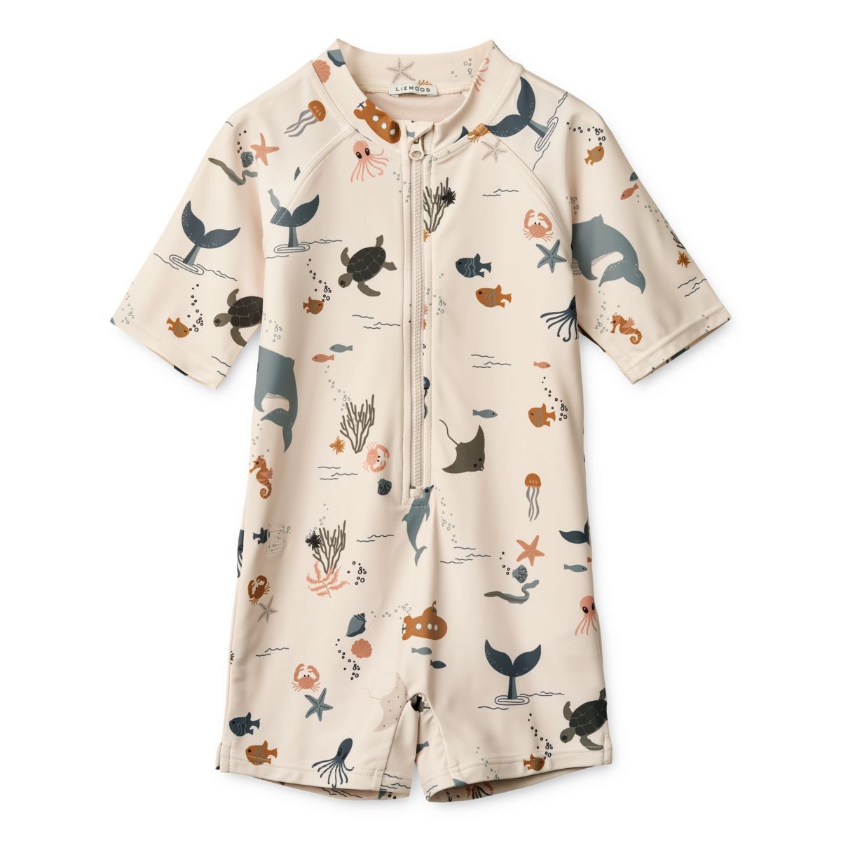 Plavkový overal SPF40 LIEWOOD Max Mořský svět / Sandy | Stylové doplňky pro děti a ženy | Lavly.cz