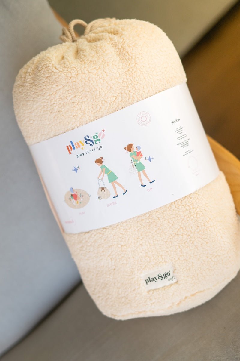 PLAY&GO BABY Hrací podložka / Vak na hračky / Taška Teddy Beige | Lavly.cz