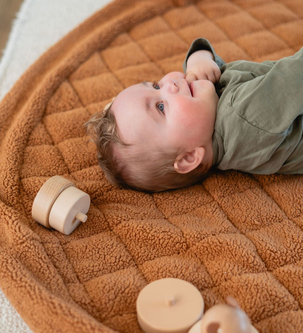 PLAY&GO BABY Hrací podložka / Vak na hračky / Taška Teddy Brown | Lavly.cz