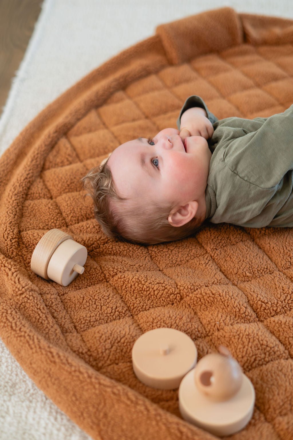 PLAY&GO BABY Hrací podložka / Vak na hračky / Taška Teddy Brown | Lavly.cz