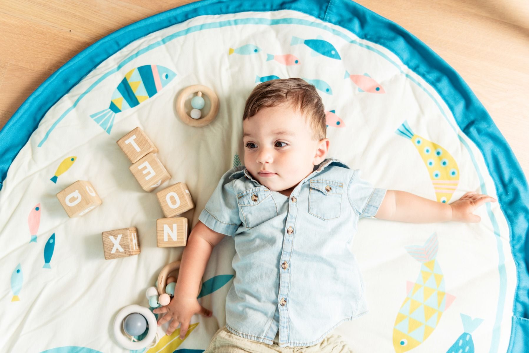 PLAY&GO BABY Hrací podložka / Vak na hračky / Taška Velryba | Stylové doplňky pro děti a ženy | Lavly.cz