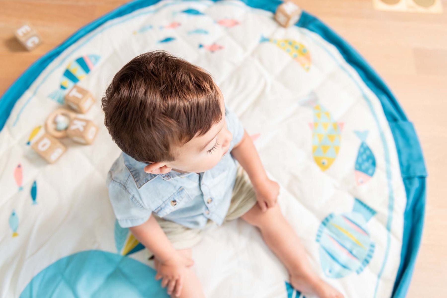 PLAY&GO BABY Hrací podložka / Vak na hračky / Taška Velryba | Stylové doplňky pro děti a ženy | Lavly.cz