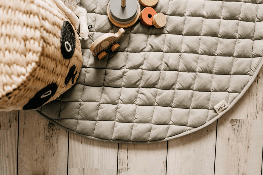 PLAY&GO BABY Organic Hrací podložka / Vak na hračky / Taška Meadow Green | Lavly.cz