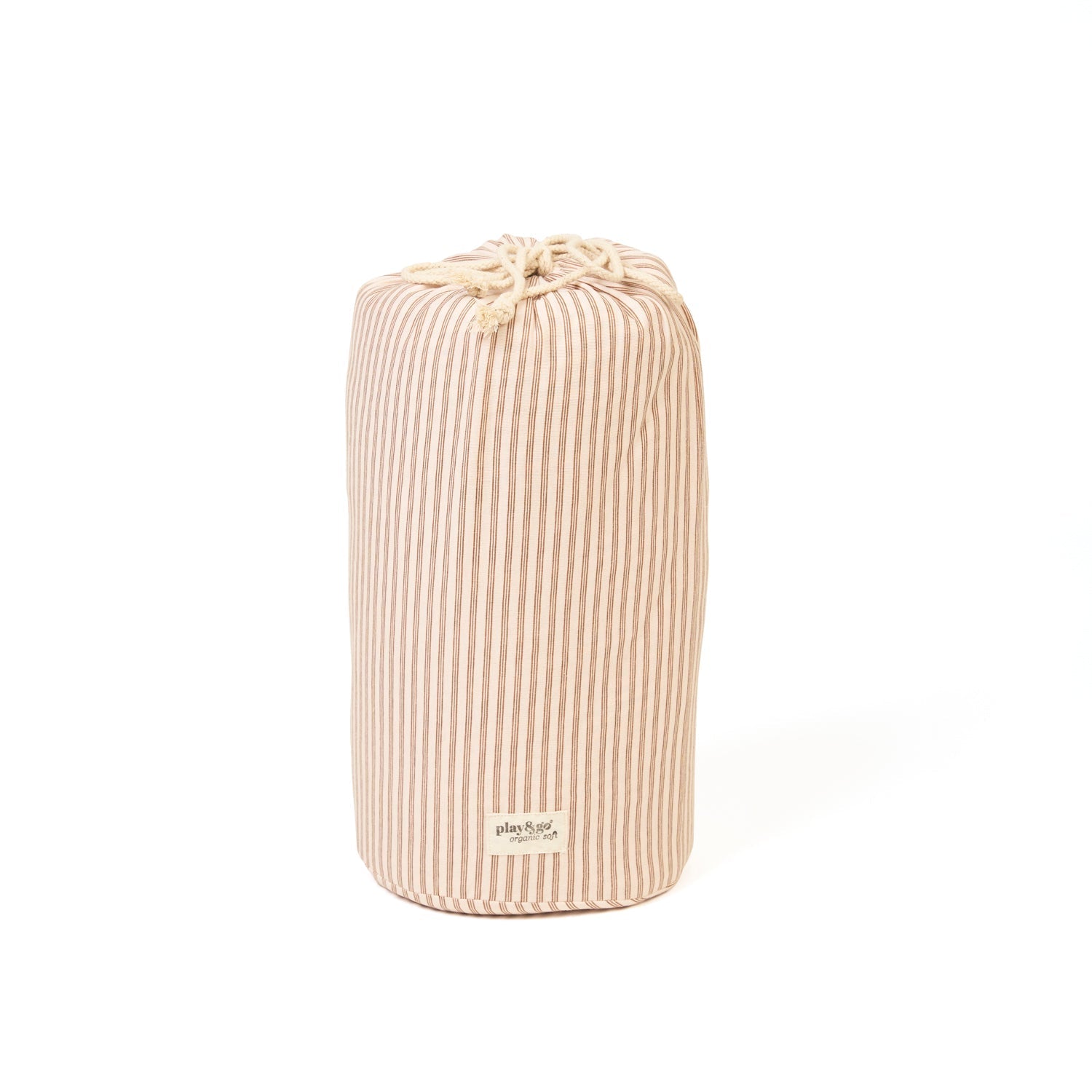 PLAY&GO BABY Organic Hrací podložka / Vak na hračky / Taška Stripes Brown | Stylové doplňky pro děti a ženy | Lavly.cz