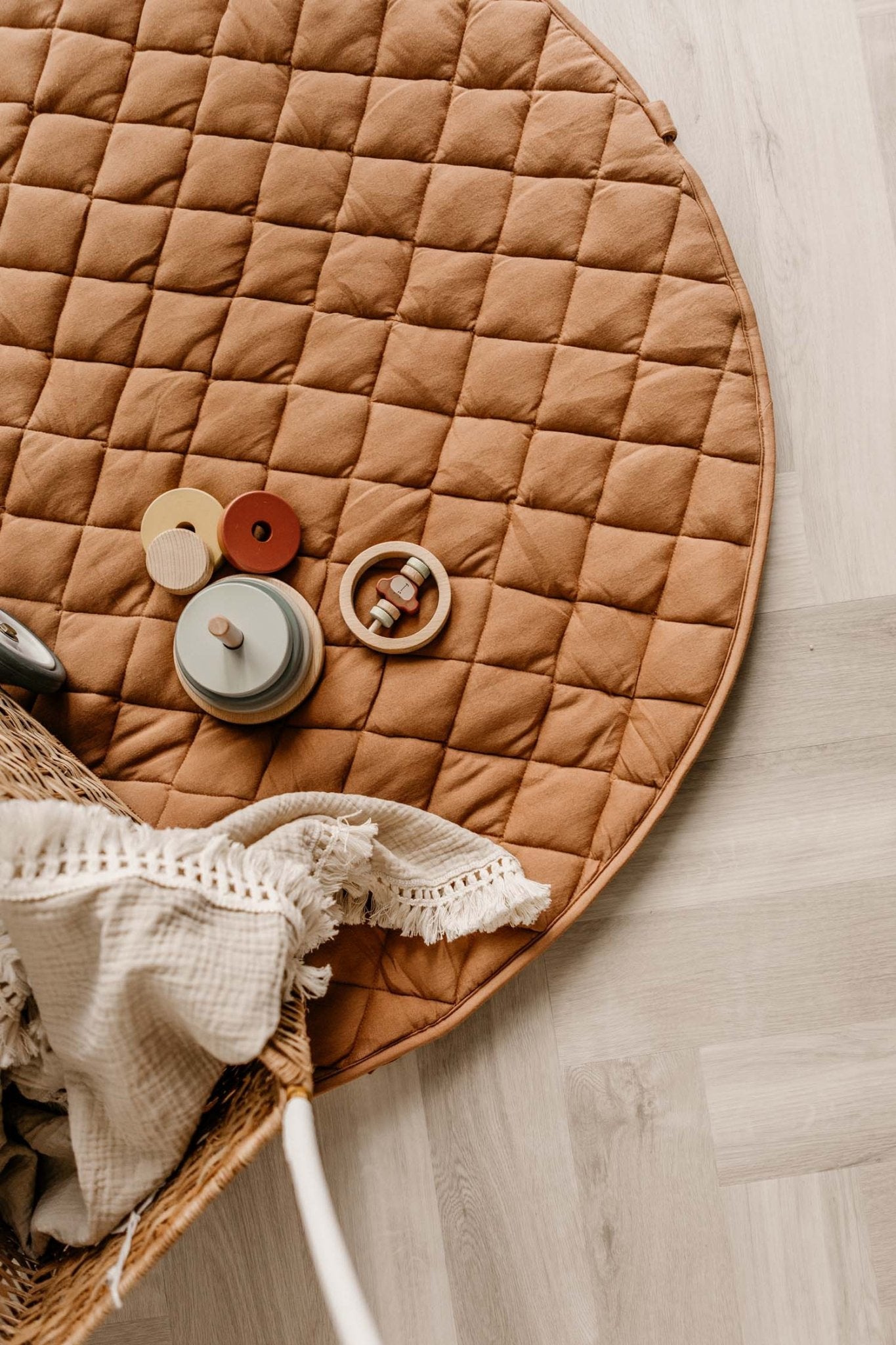 PLAY&GO BABY Organic Hrací podložka / Vak na hračky / Taška Tawny Brown | Stylové doplňky pro děti a ženy | Lavly.cz