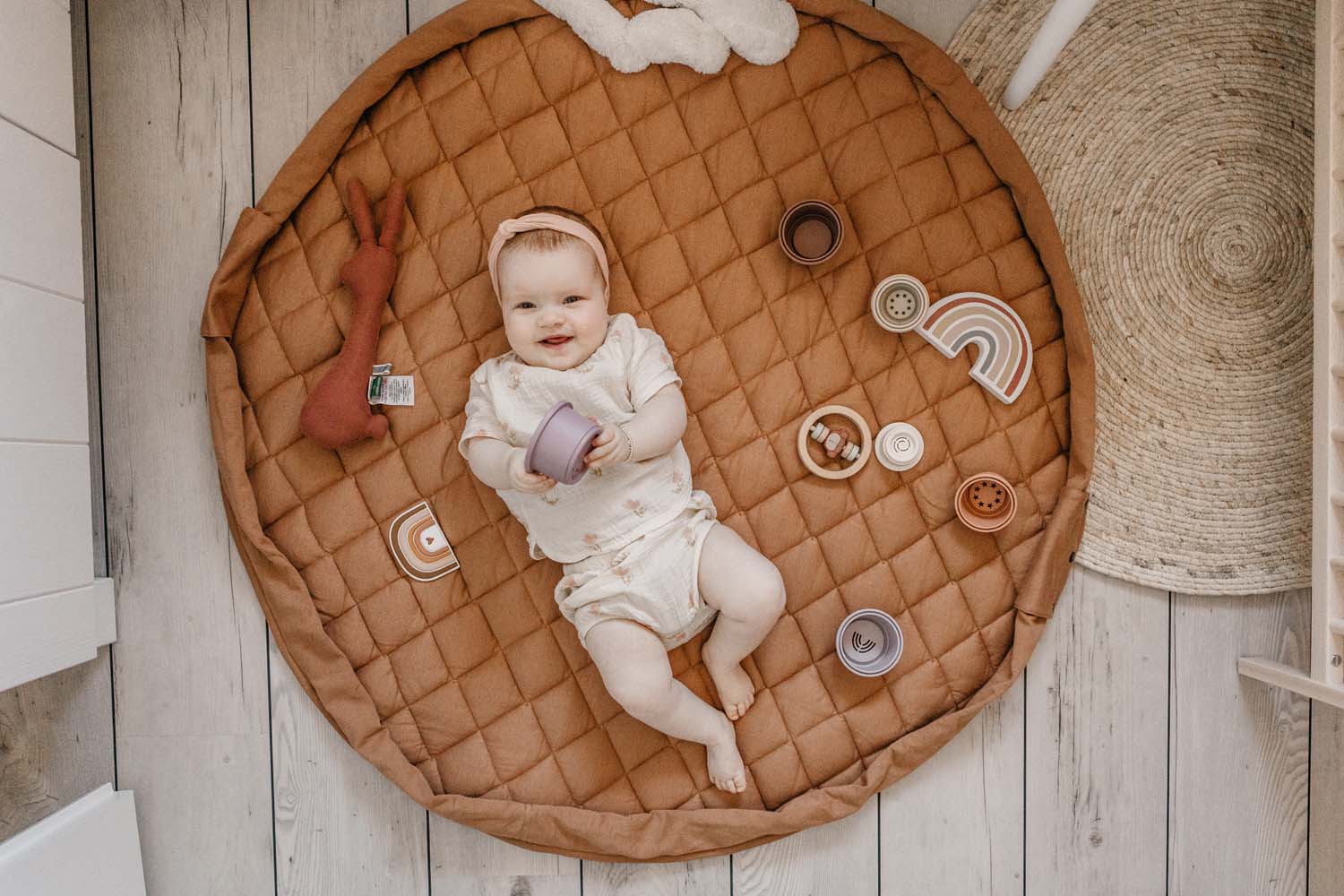 PLAY&GO BABY Organic Hrací podložka / Vak na hračky / Taška Tawny Brown | Stylové doplňky pro děti a ženy | Lavly.cz