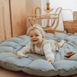 PLAY&GO Bloom Hrací podložka / Hnízdečko Dusty Blue | Stylové doplňky pro děti a ženy | Lavly.cz