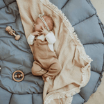 PLAY&GO Bloom Hrací podložka / Hnízdečko Dusty Blue | Stylové doplňky pro děti a ženy | Lavly.cz